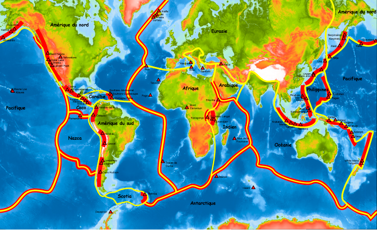  Des  volcans  partout dans le monde WEBEDUCATION